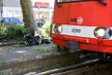 VU Roller KVB Bahn Koeln Luxemburgerstr Neuenhoefer Allee P132